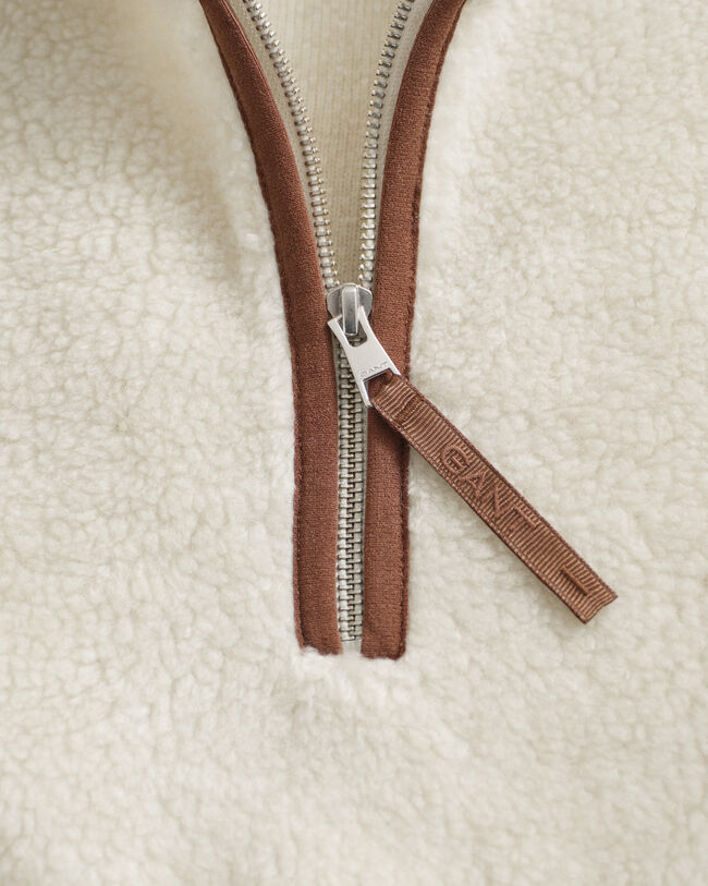 Forro polar con media cremallera