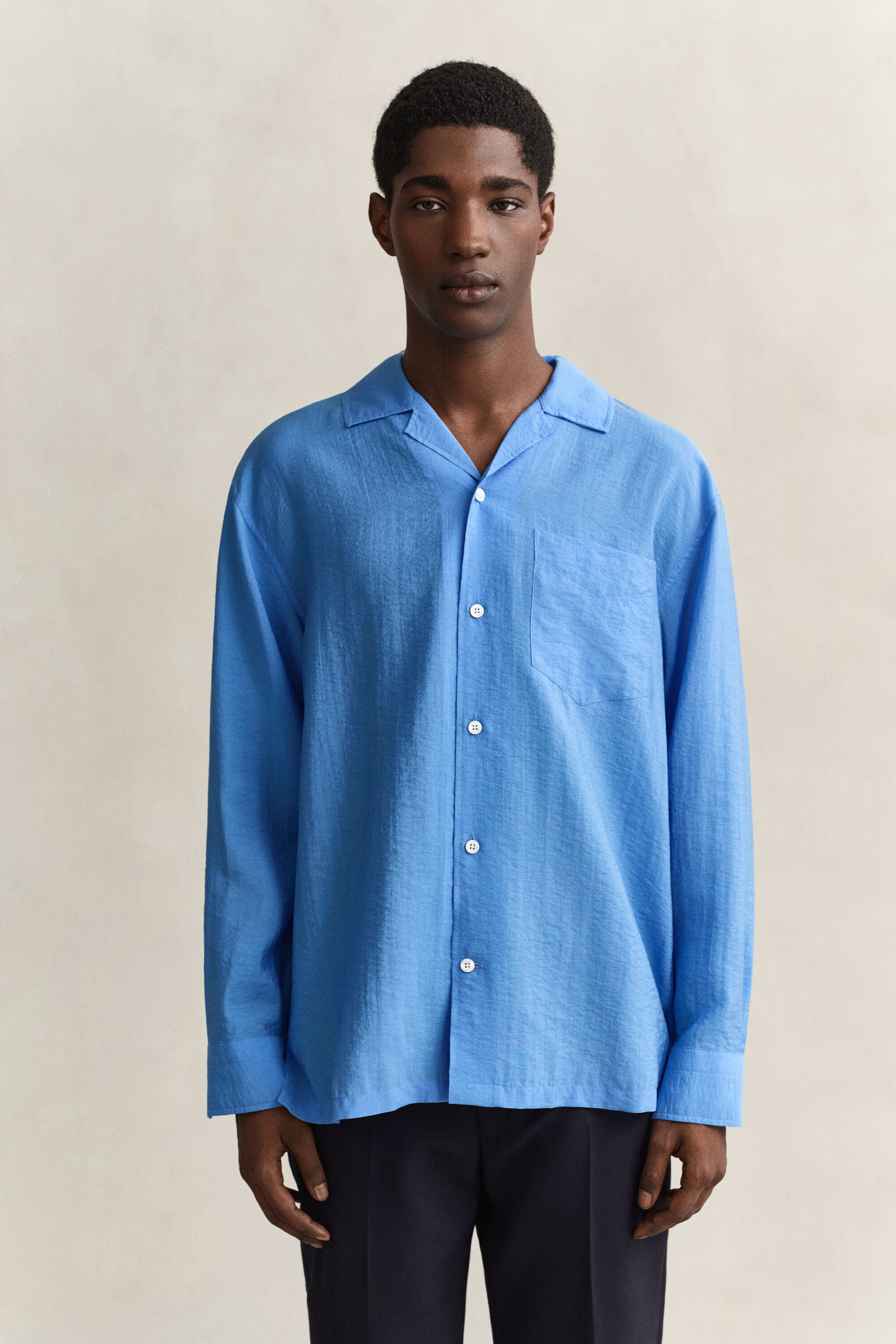 Camisa con cuello Camp