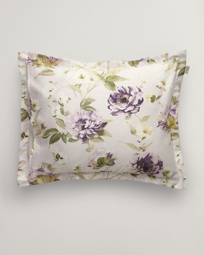 Funda de almohada con estampado de flores