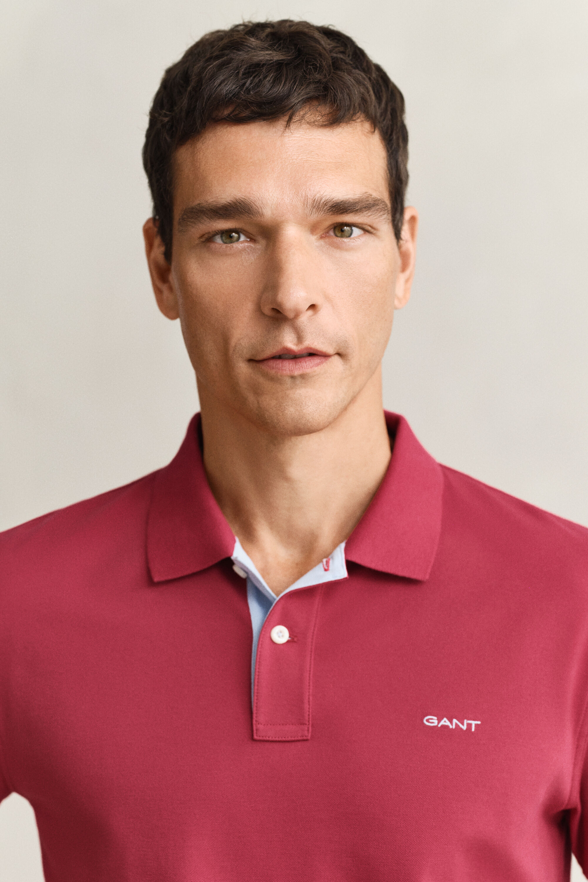 Polo de piqué en contraste