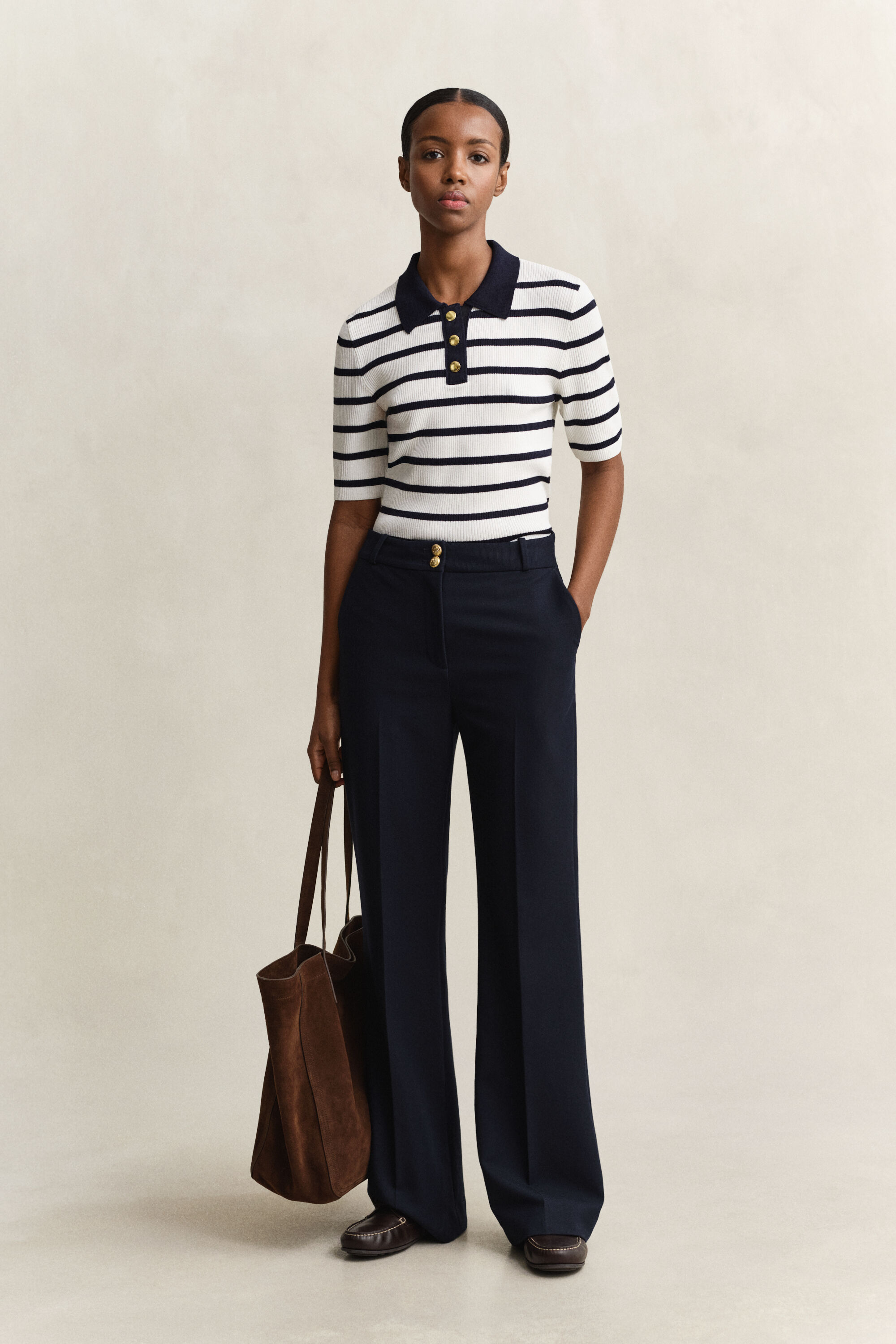 Rugger de punto a rayas