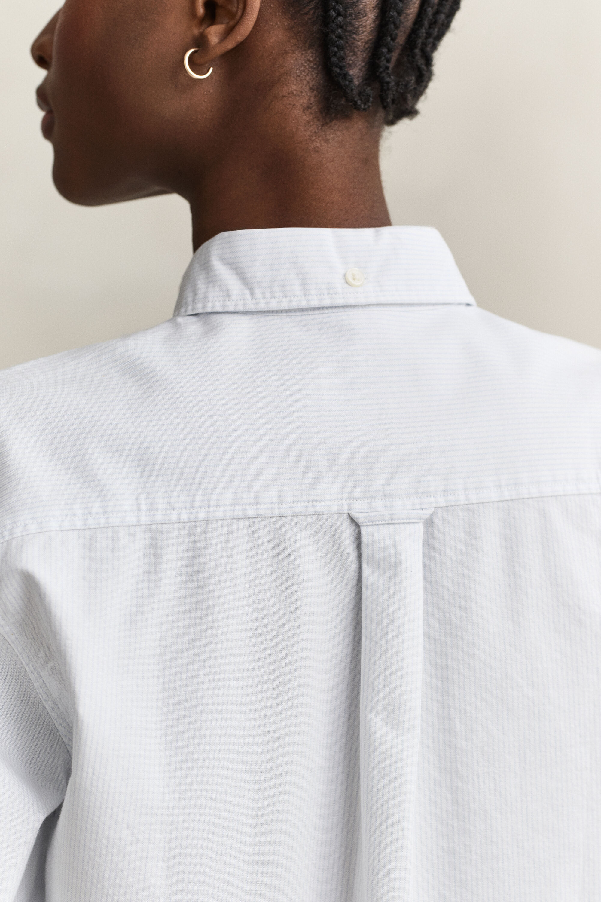 Camisa Oxford clásica a rayas