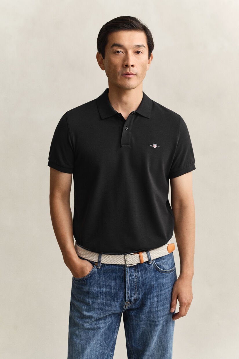 Polo de piqu&eacute; Slim Fit Shield