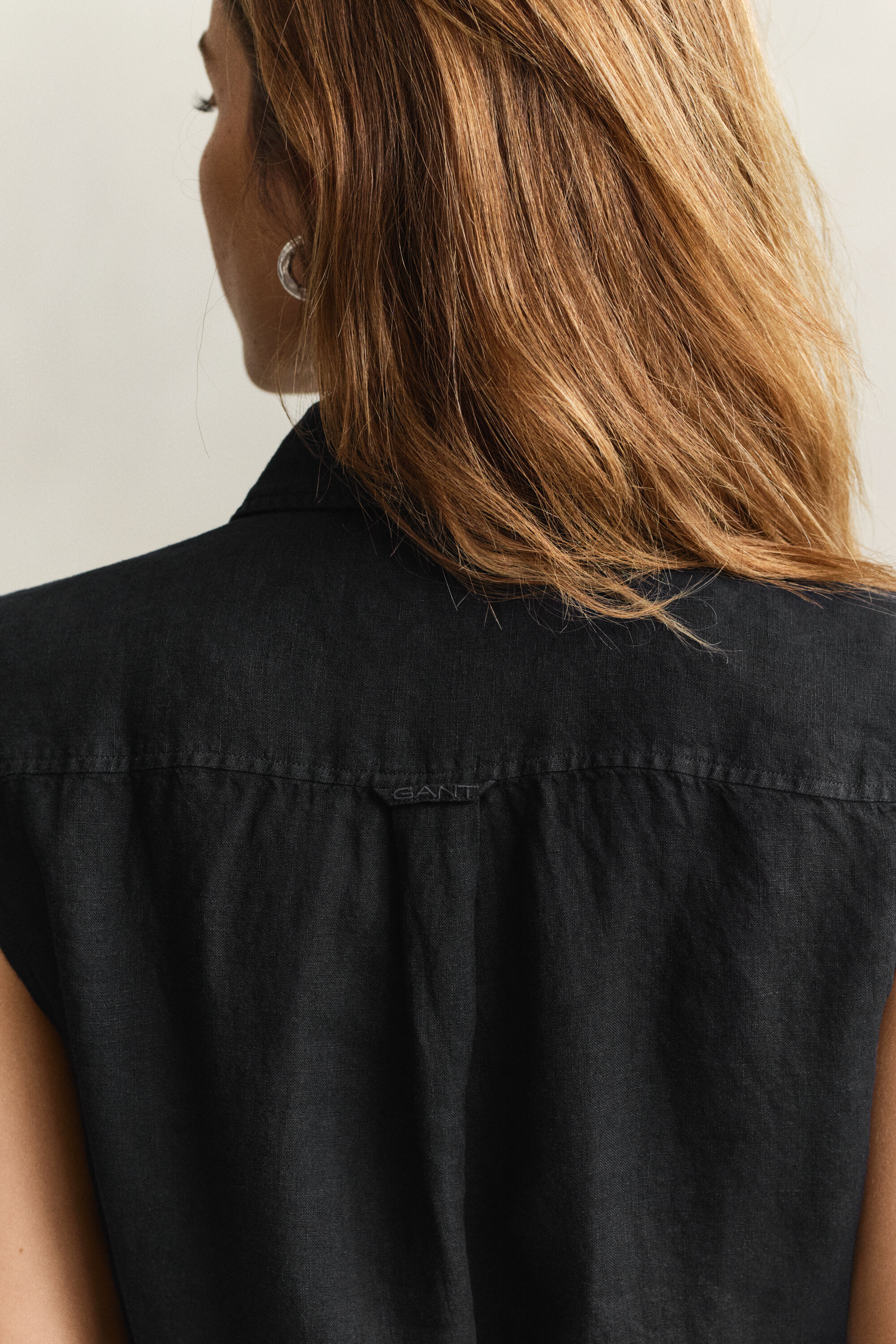 Vestido de lino sin mangas