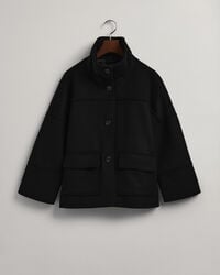 Chaqueta corta de mezcla de lana