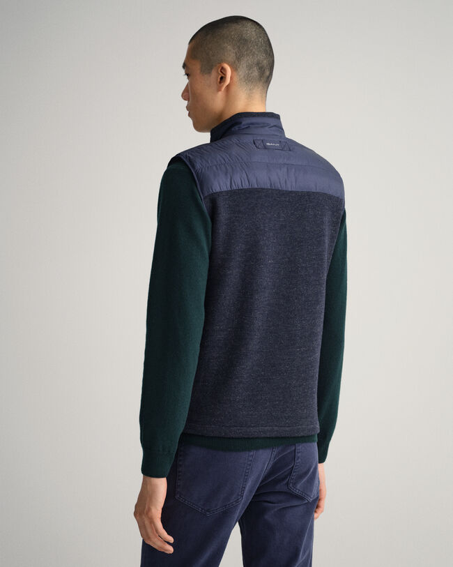 Chaleco acolchado ligero Mixed Media