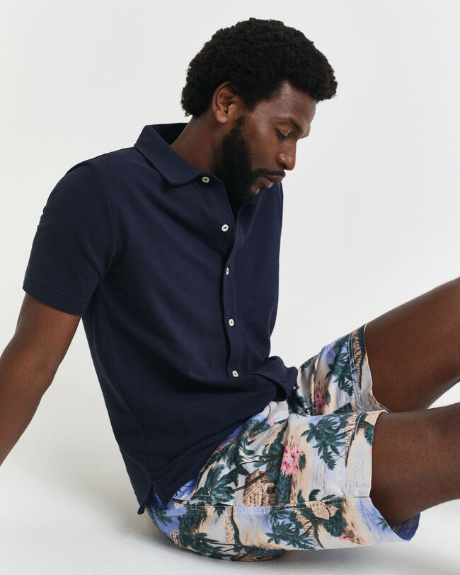 Camisa de manga corta con textura