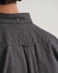 Camisa Regular Fit de franela jaspeada