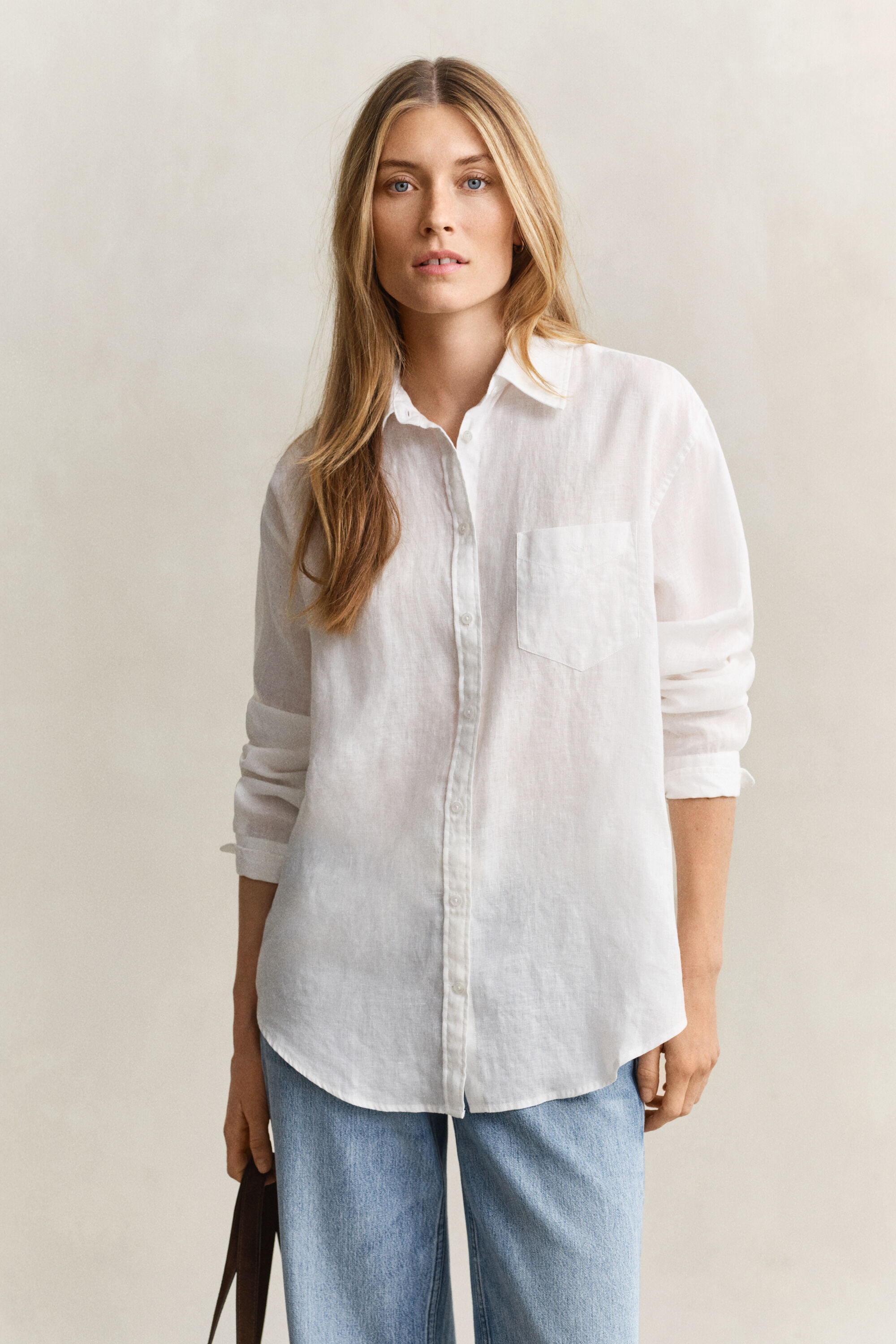 Camisa Relaxed Fit de lino