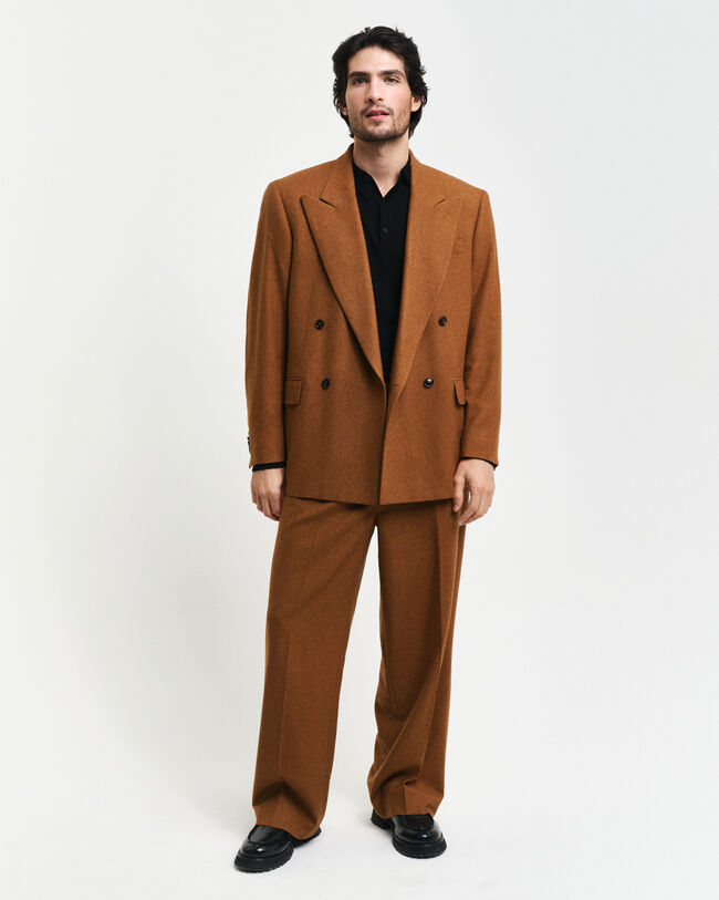 Jersey tipo polo de lana merino extrafina