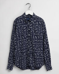 Camisa Regular Fit con estampado Typography