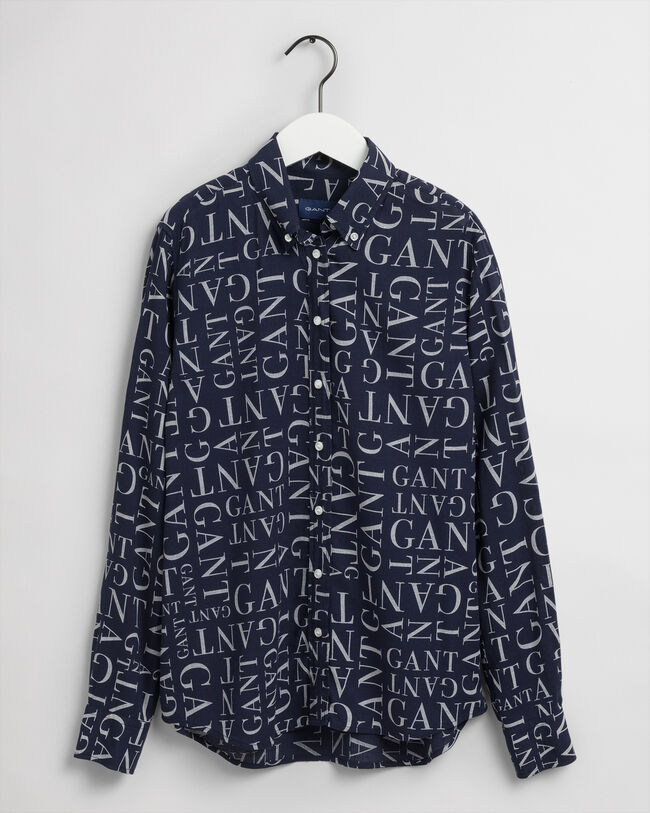 Camisa Regular Fit con estampado Typography