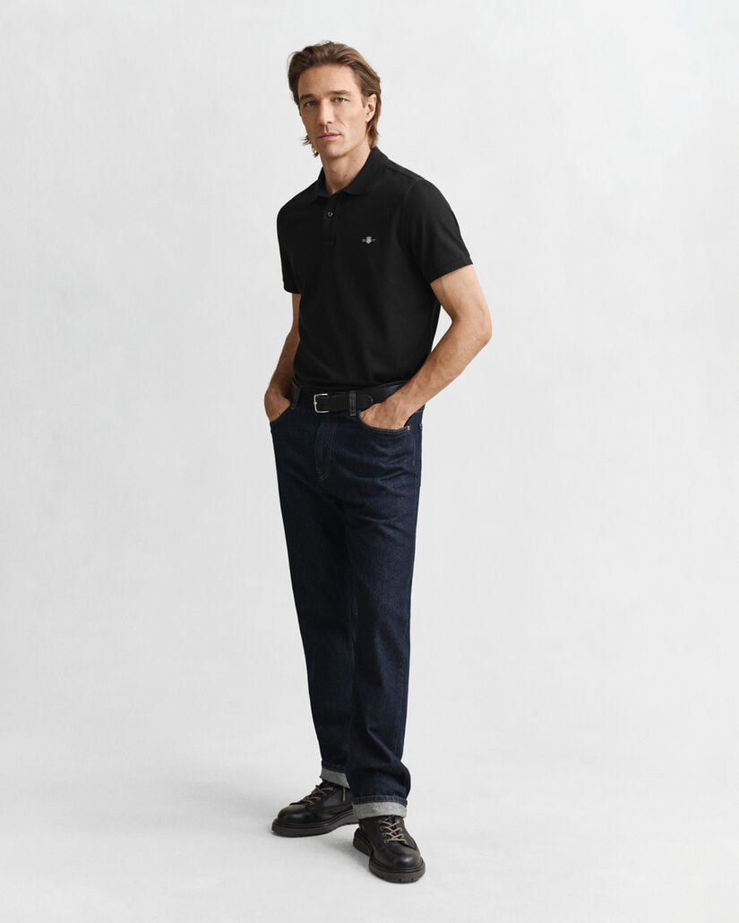 Polo de piqué Regular Fit Shield