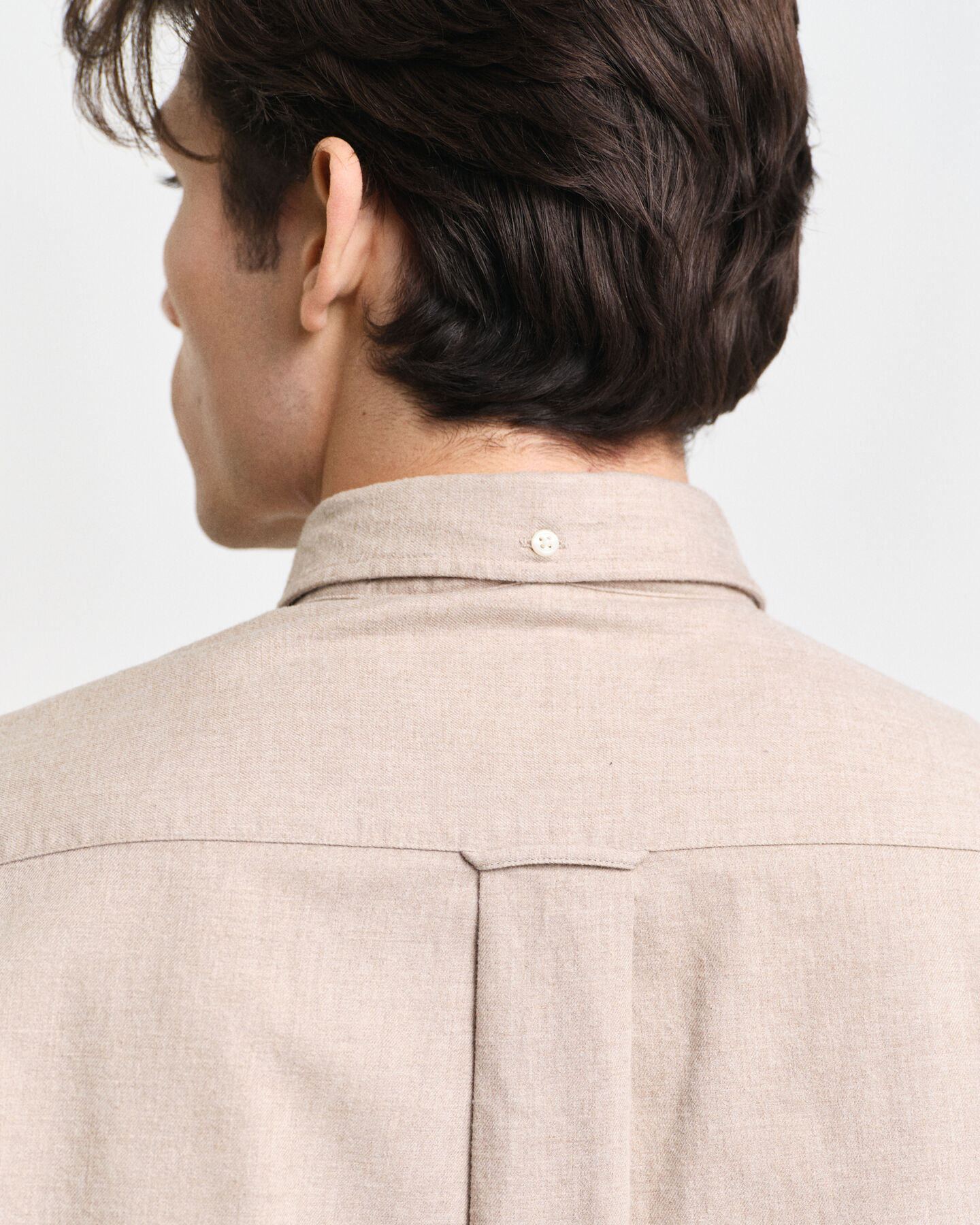 Camisa Regular Fit de franela jaspeada