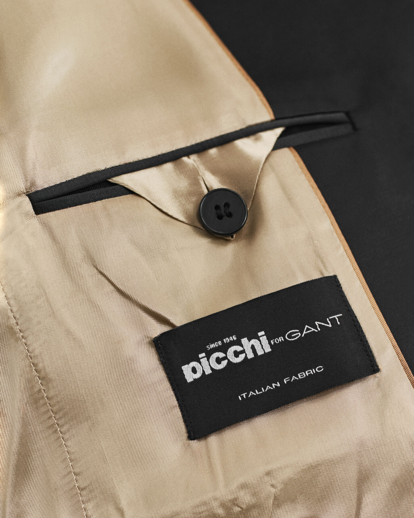 Americana Regular Fit Tuxedo en mezcla de lana