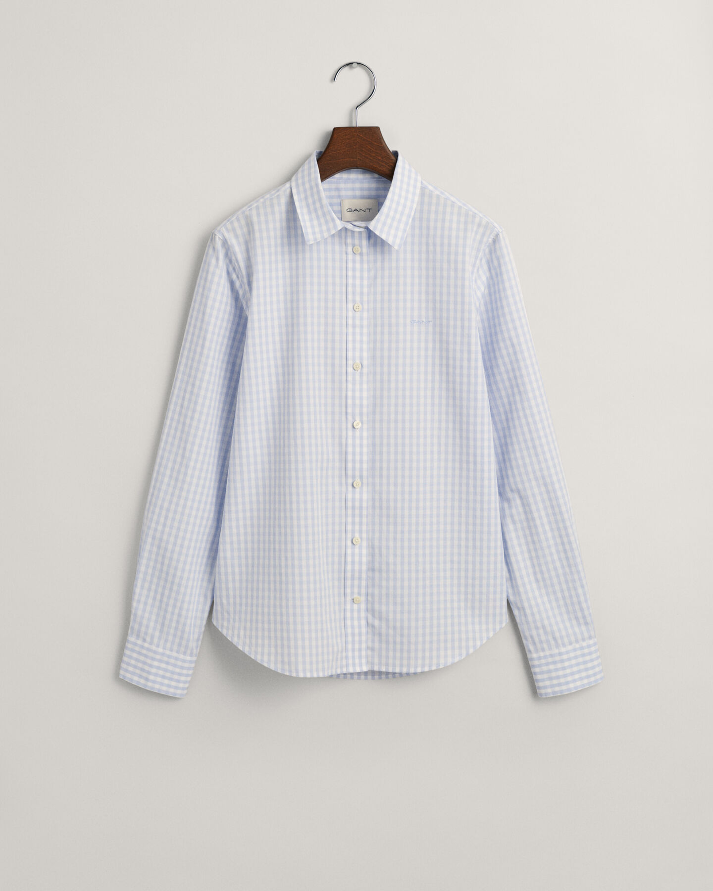 Camisa Regular Fit de popelina a cuadros Vichy