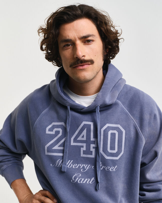 Sudadera con capucha y lavado vintage