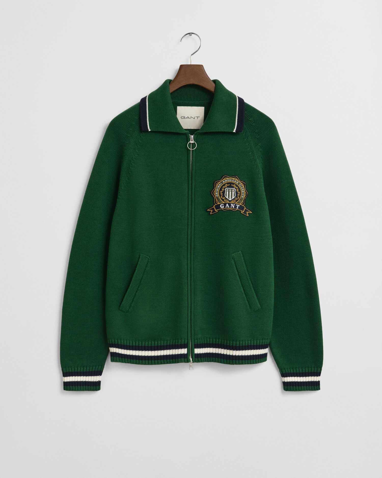 Cárdigan con cremallera y diseño GANT 1949