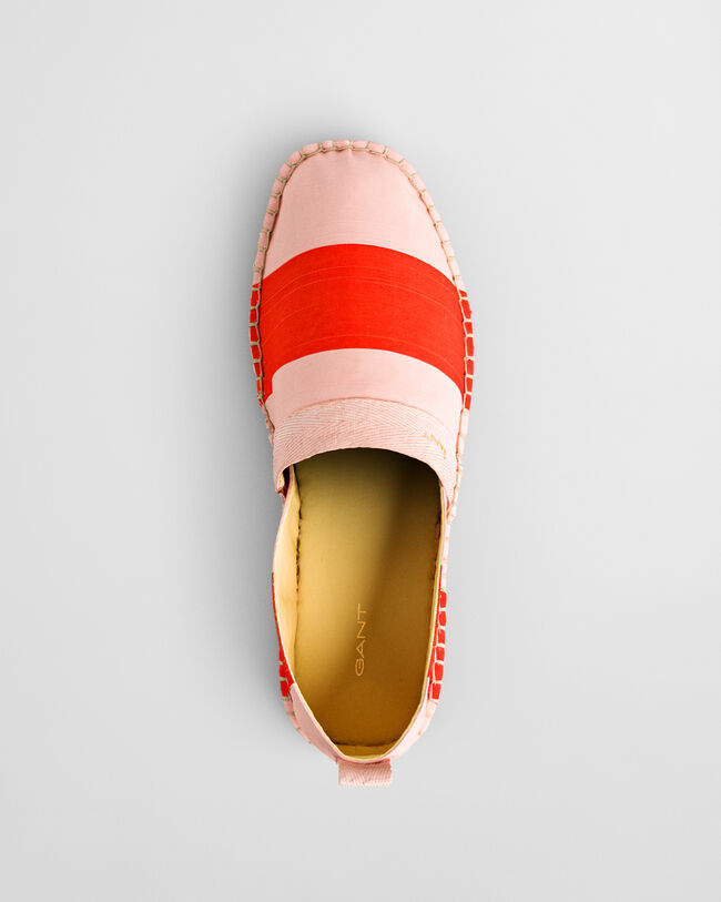 Alpargatas Lular de algodón a rayas