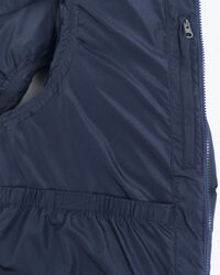 Chaleco de plum&oacute;n de largo medio