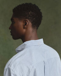 Camisa Oxford Relaxed Fit US Banker Stripe