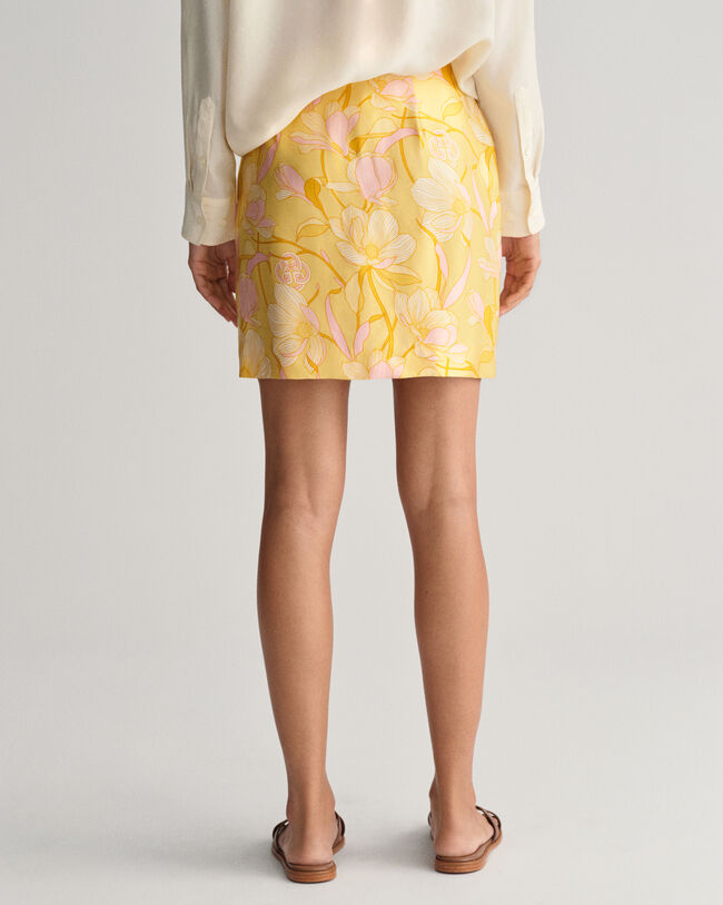 Minifalda cruzada Magnolia Print