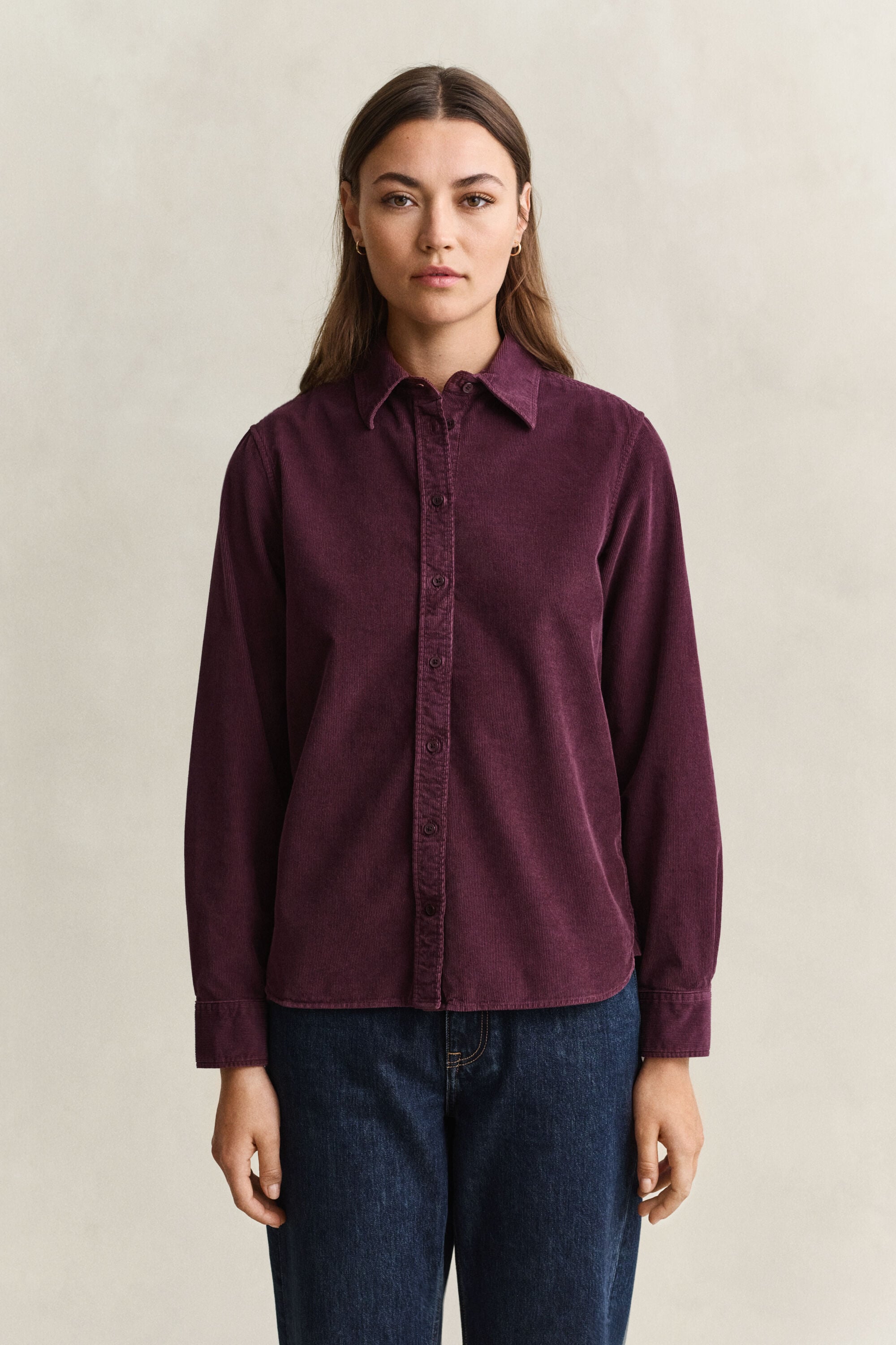 Camisa Regular Fit de pana