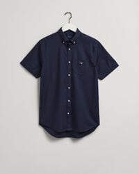 Camisa Regular Fit de manga corta y velarte