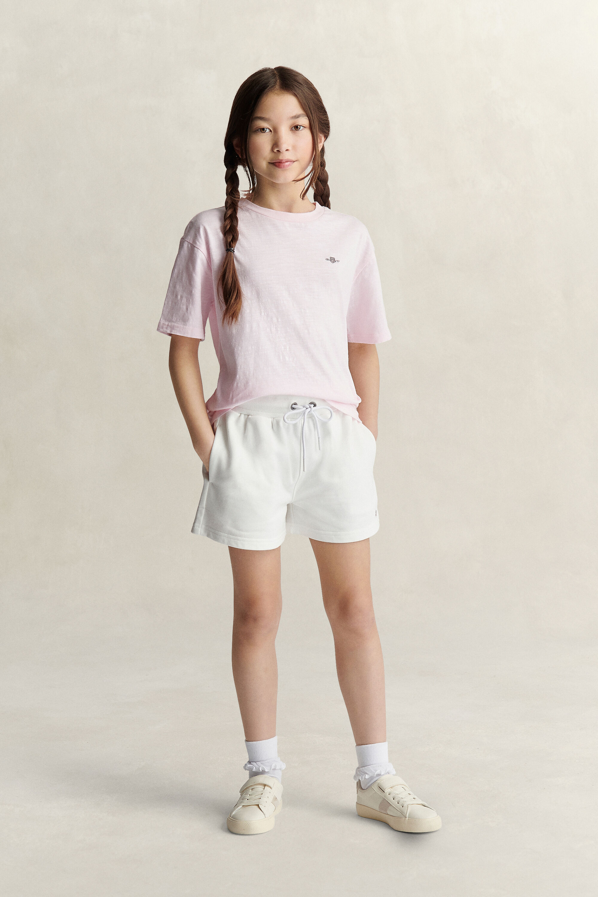 Camiseta flameada Teen Girls