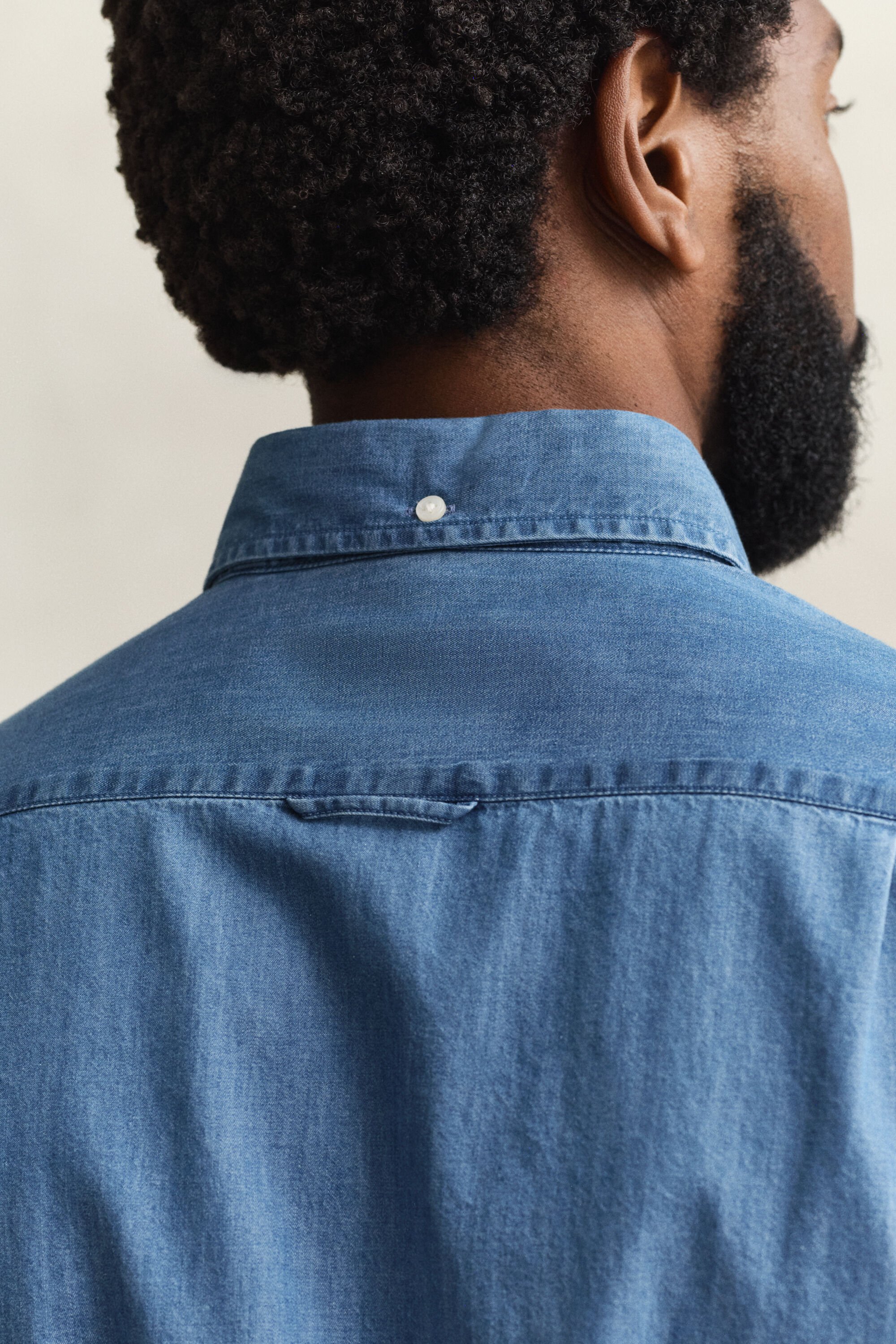 Camisa Slim Fit añil