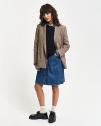 Jersey de cuello redondo en lana de oveja muy fina