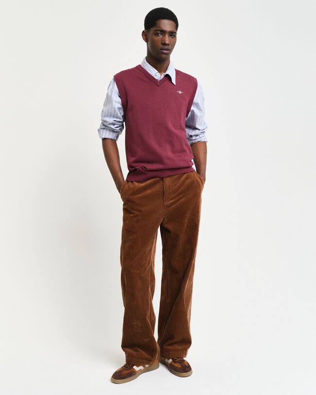 Chaleco clásico de algodón