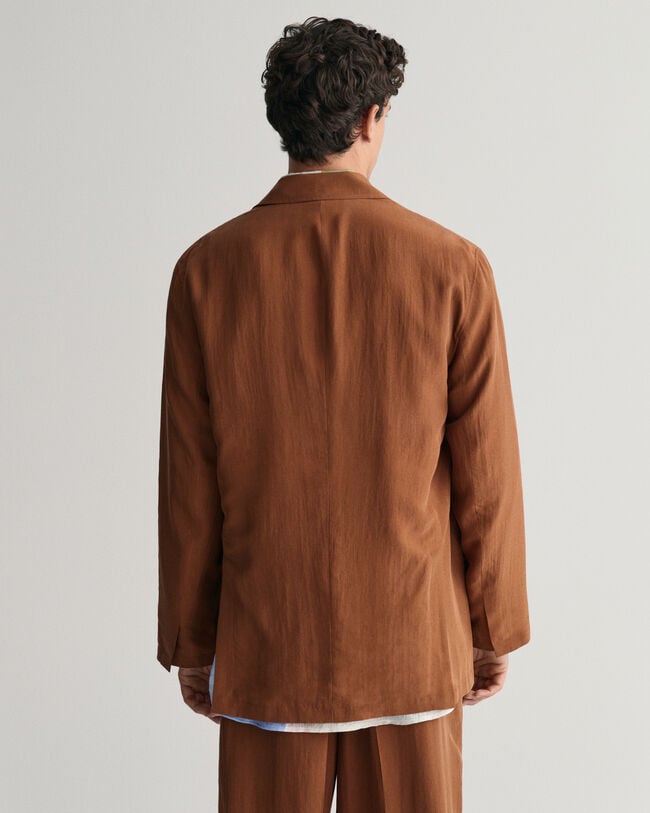 Americana de traje Relaxed Fit de seda