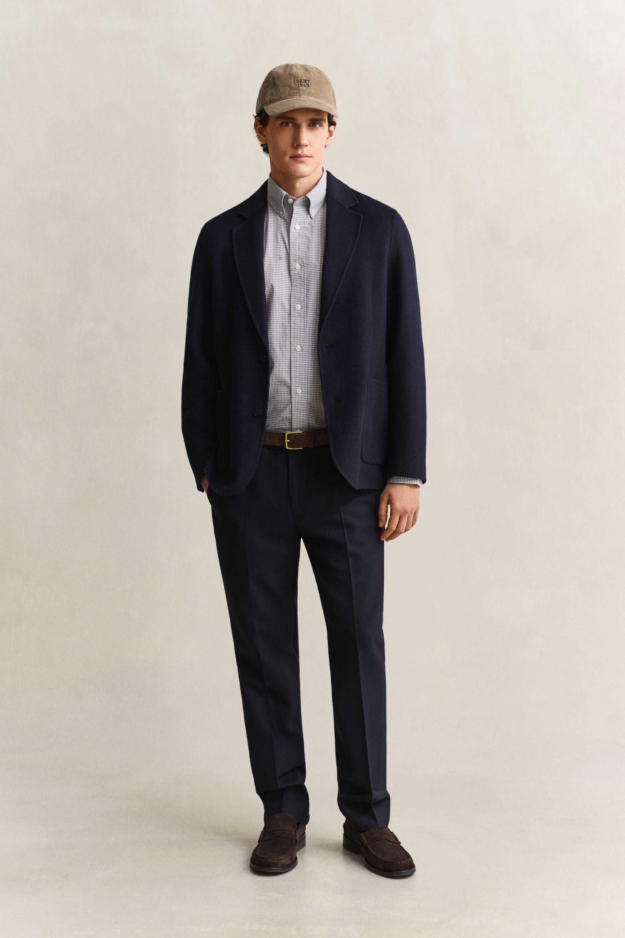 Camisa clásica de popelina de cuadros Vichy