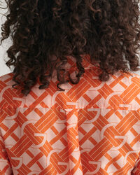 Camisa Regular Fit de algodón y seda G Patterned