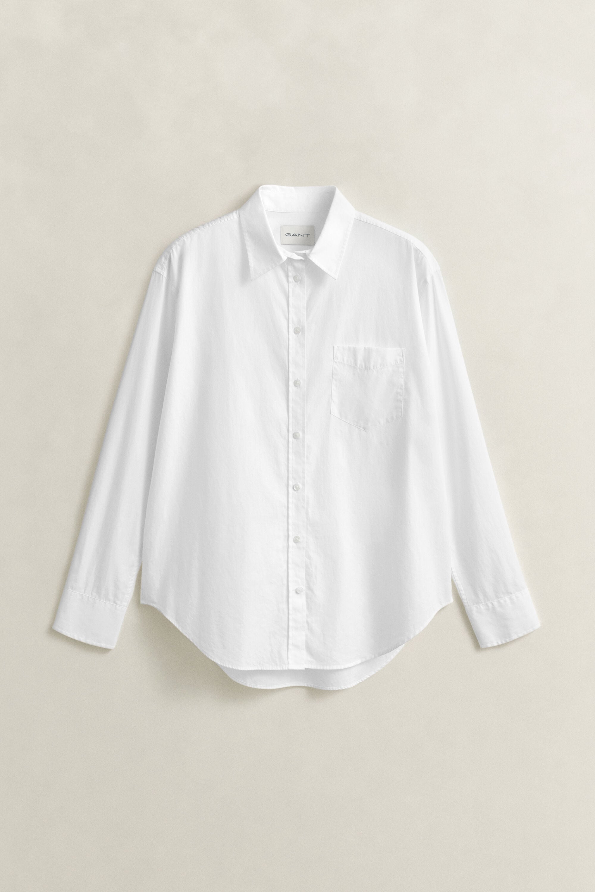 Camisa Relaxed Fit clásica de popelina