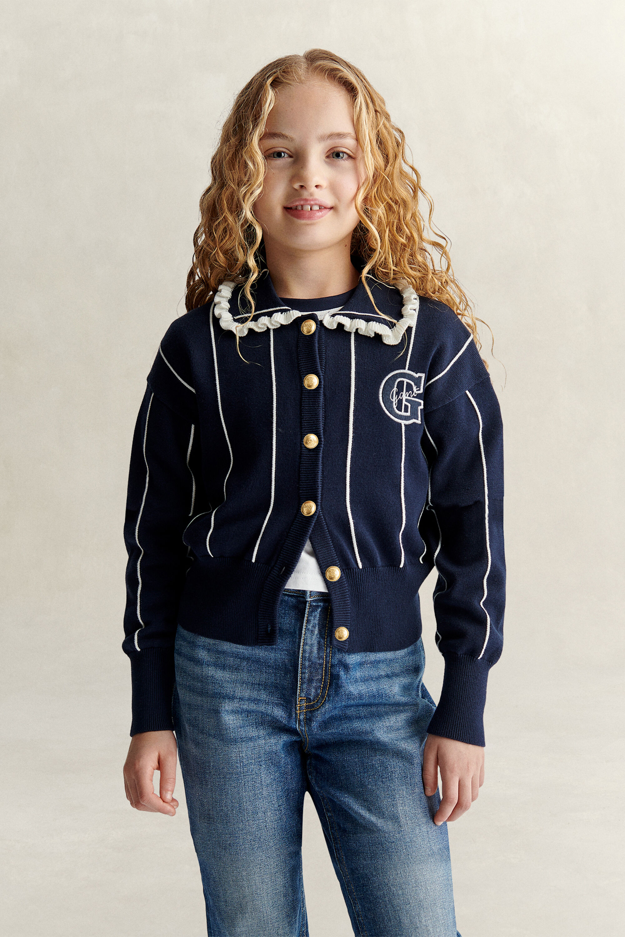 Cárdigan de rayas Teen Girls