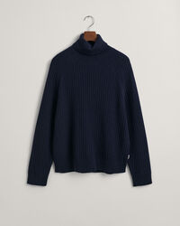 Jersey con cuello de cisne con textura