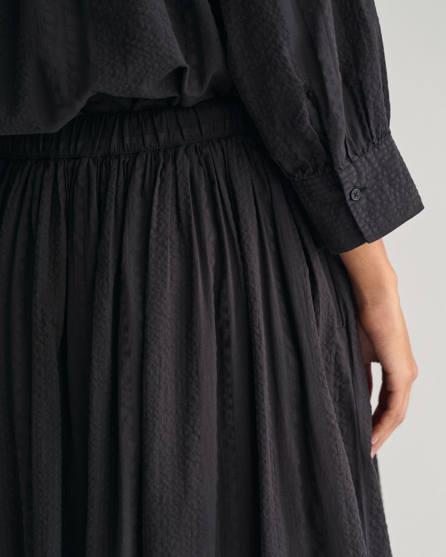 Falda Pull-On de rayas Seersucker