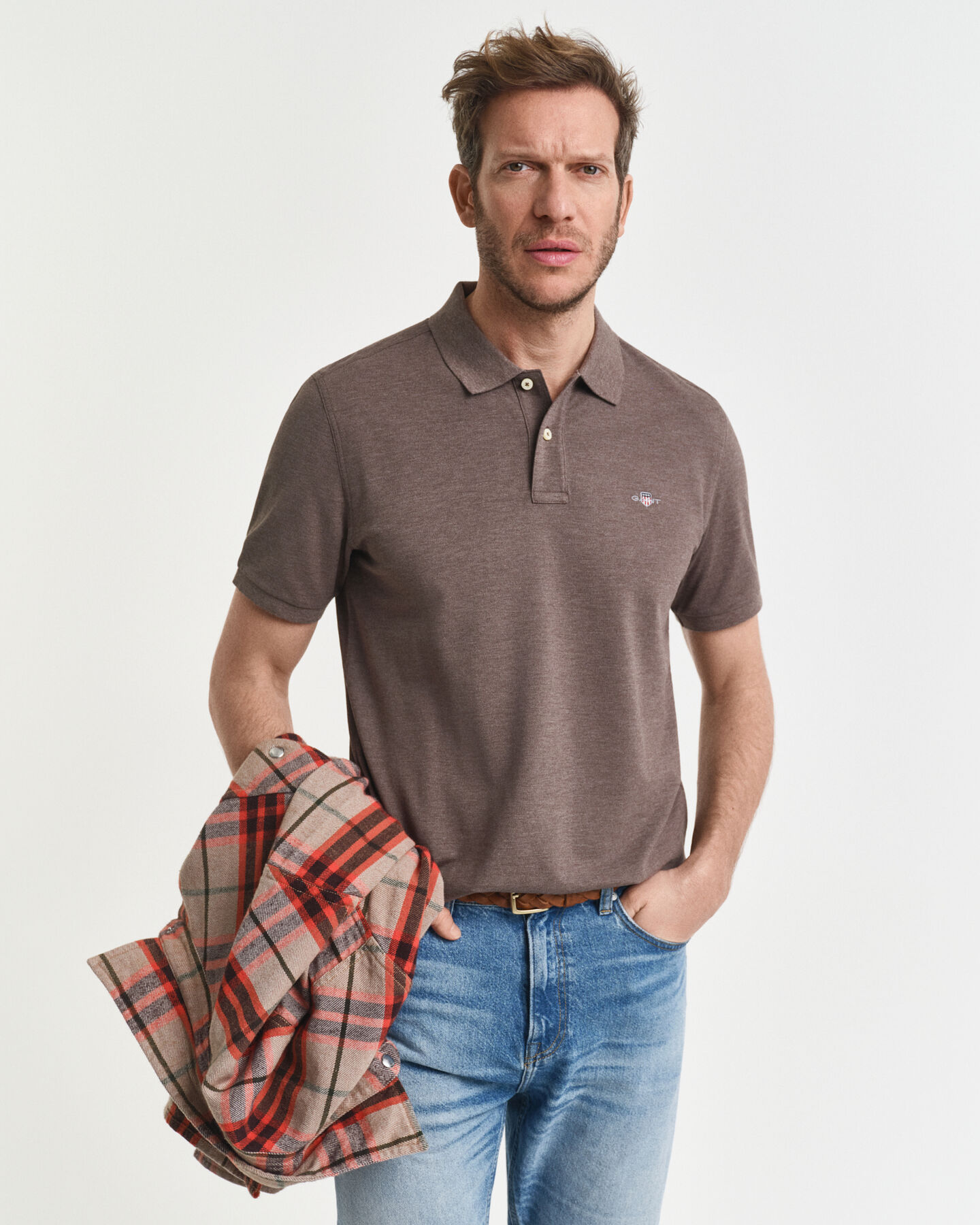 Polo de piqué Regular Fit Shield