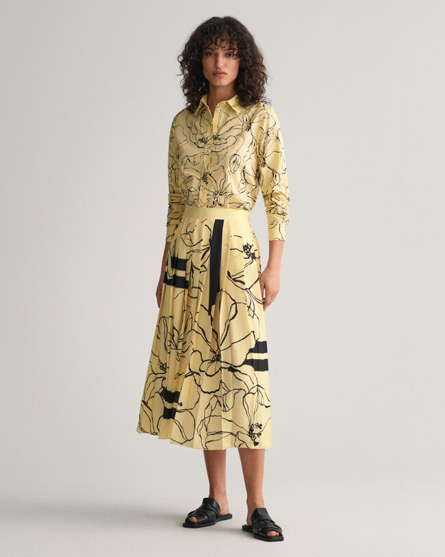 Falda plisada Line Drawing