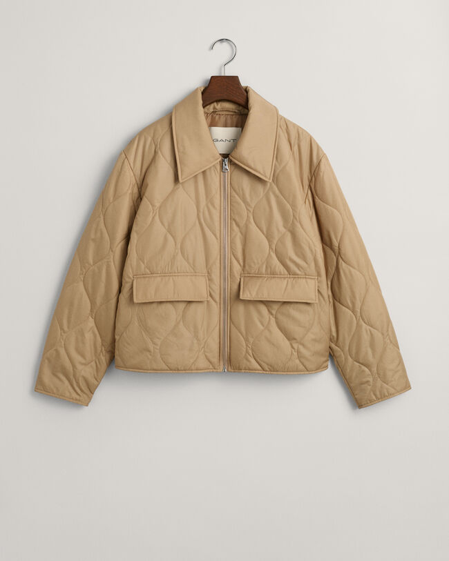 Chaqueta acolchada con cuello