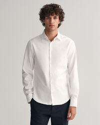 Camisa formal Slim Fit de sarga