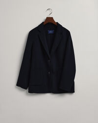 Americana recta cosida a mano