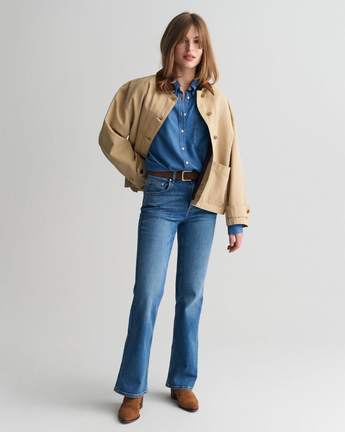 Chaqueta de trabajo lavada