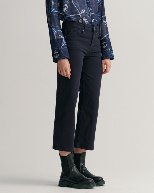 Vaqueros tobilleros anchos Color