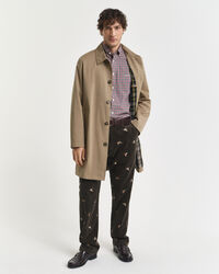 Camisa Regular Fit de sarga a cuadros Vichy