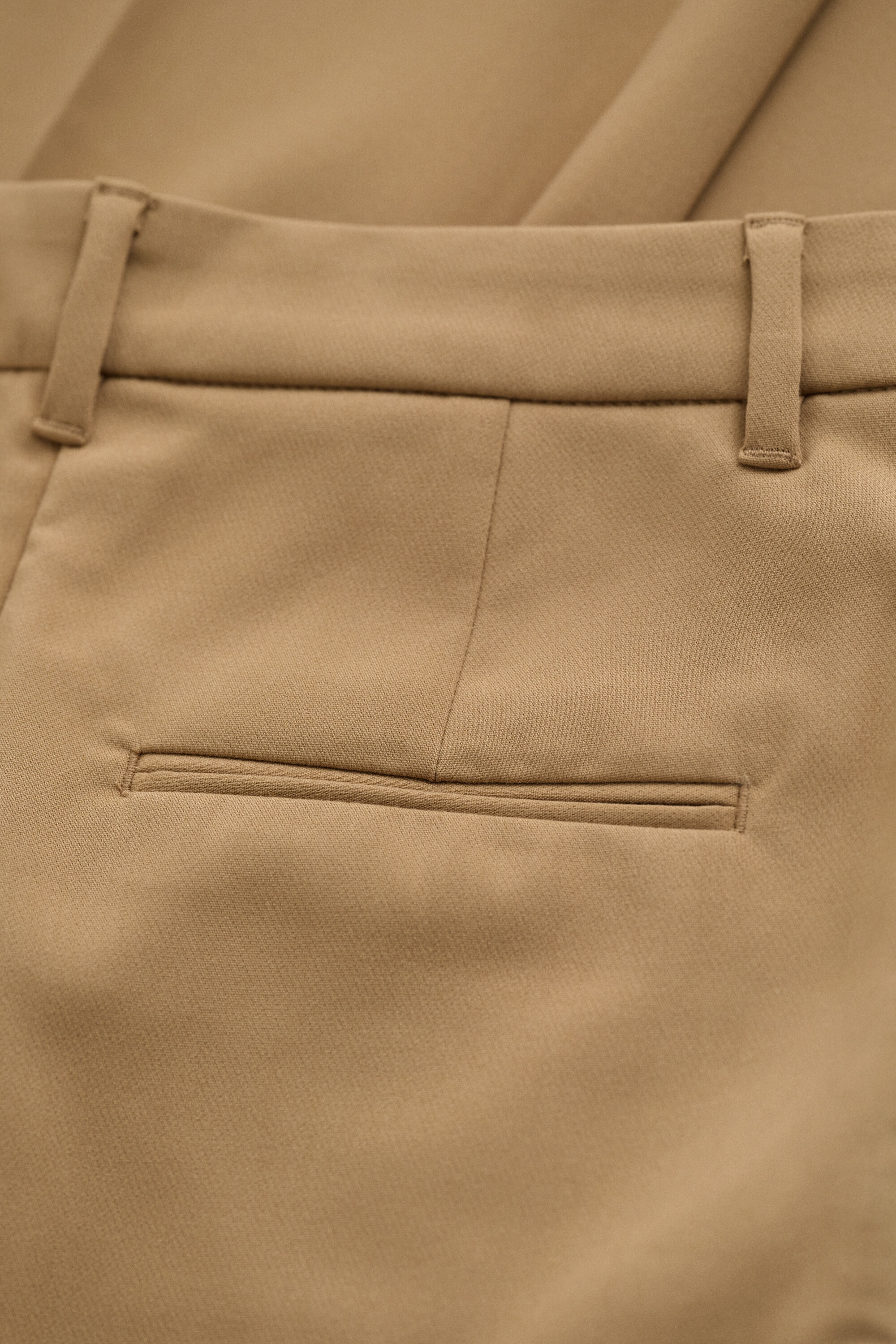 Pantalones de vestir Slim Fit acampanados