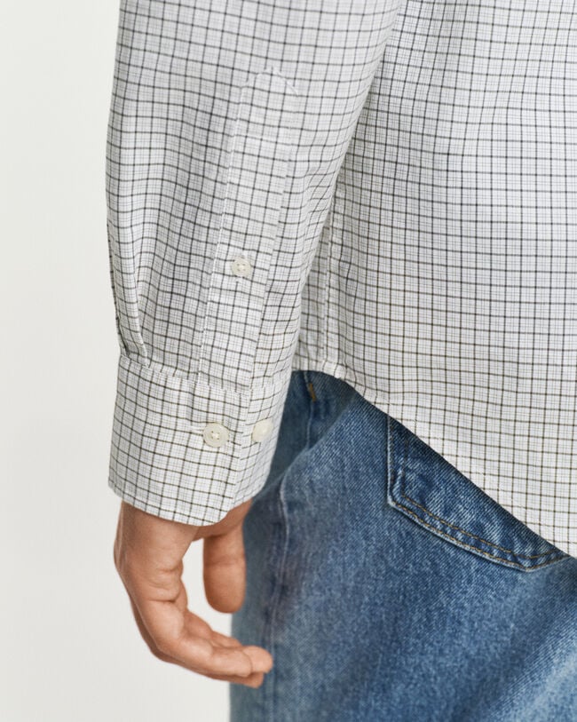 Camisa Regular Fit clásica de popelina a cuadros