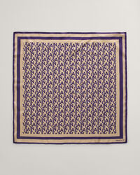 Pa&ntilde;uelo de seda con estampado Monogram